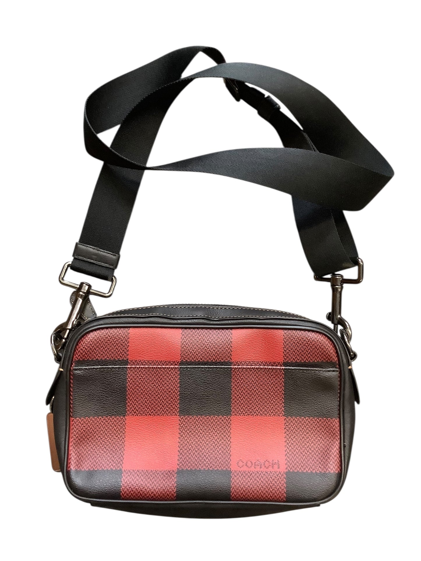 Handbag Designer By Coach In Red, Size:Medium