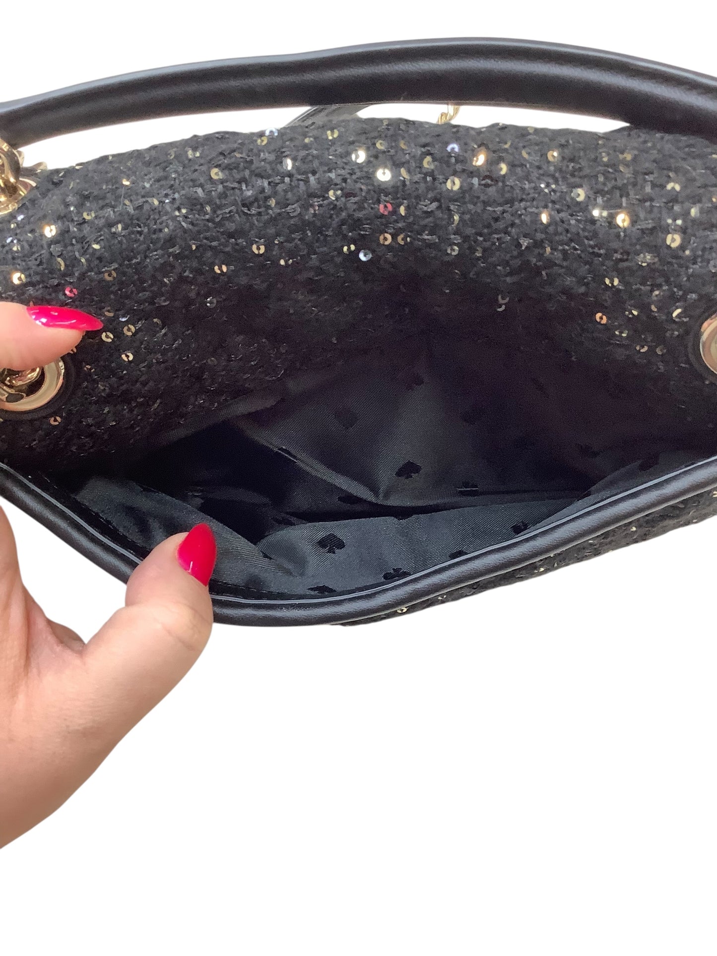 Handbag Designer By Kate Spade In Black, Size:Medium