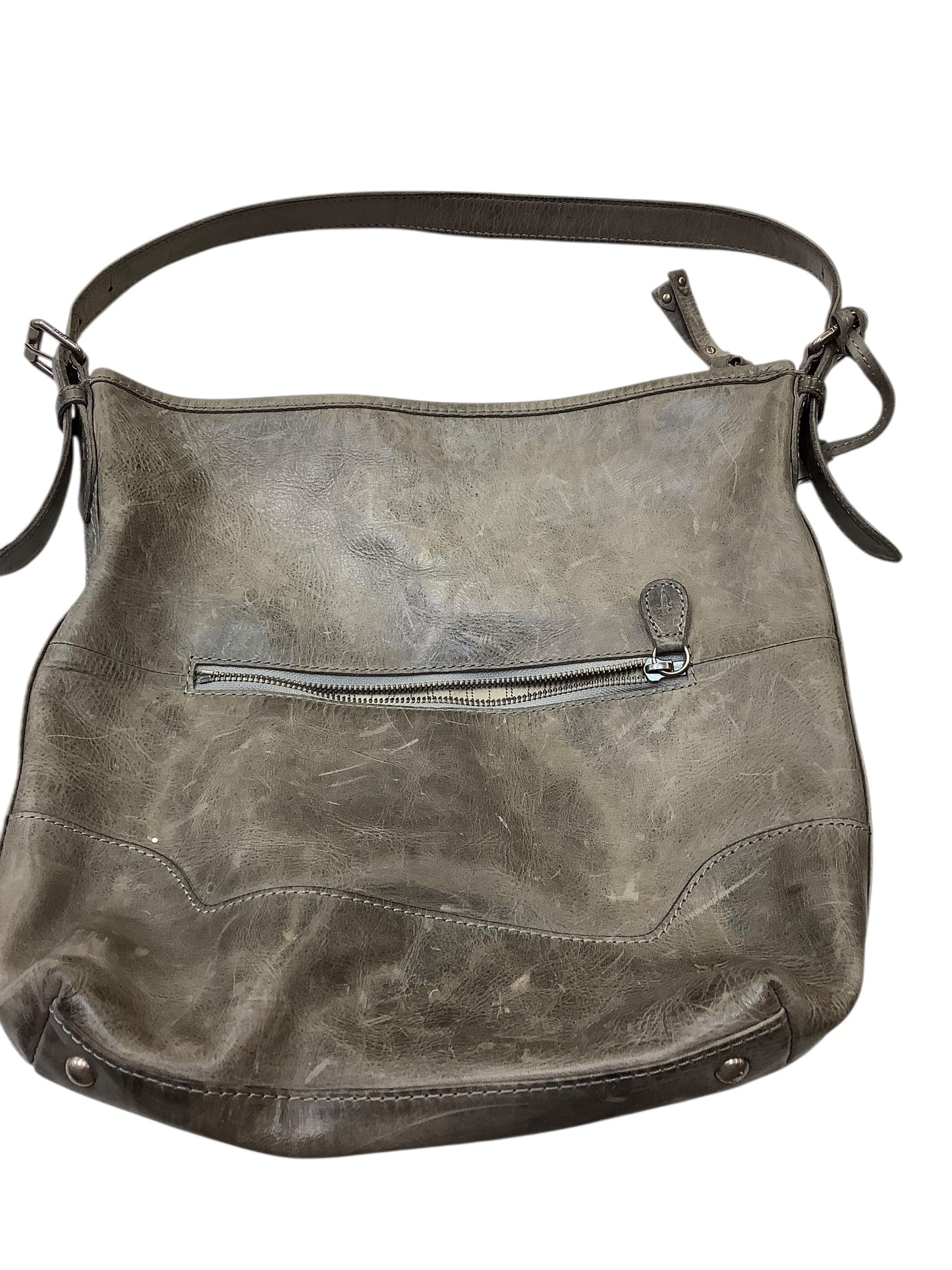 Handbag Designer By Frye In Taupe, Size:Large