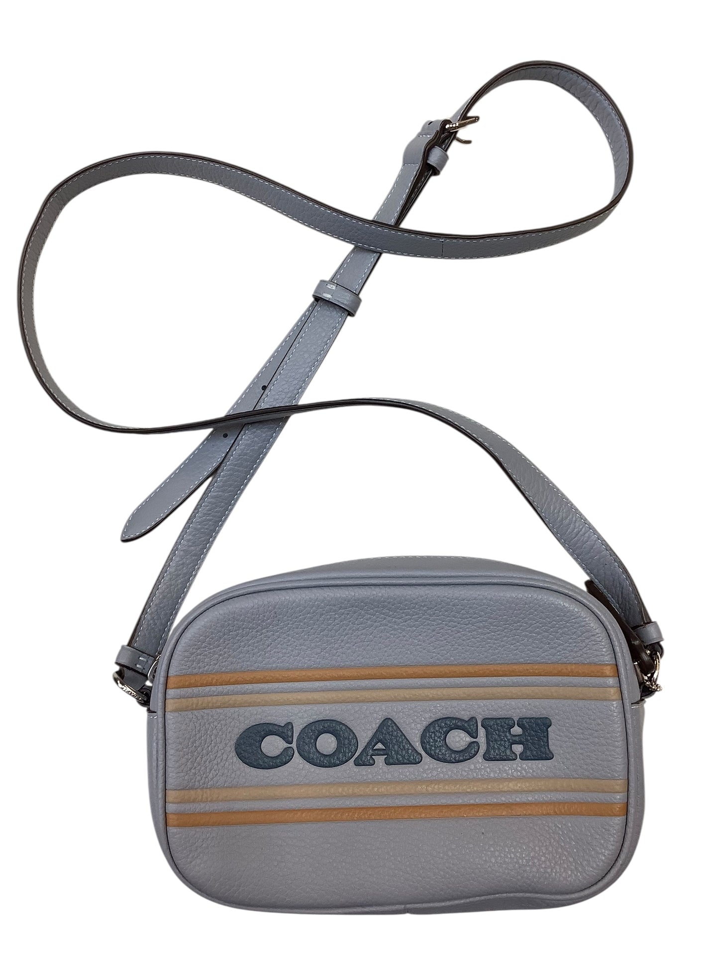 Crossbody Designer By Coach In Blue, Size:Small