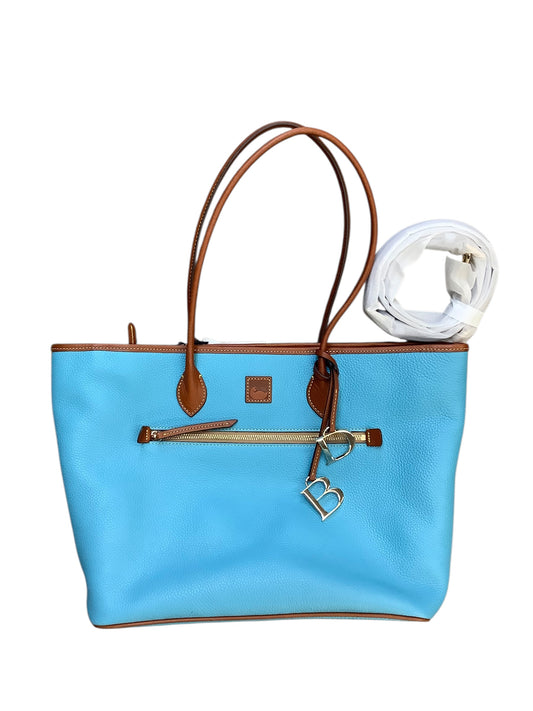 Handbag Designer By Dooney And Bourke In Blue, Size:Large