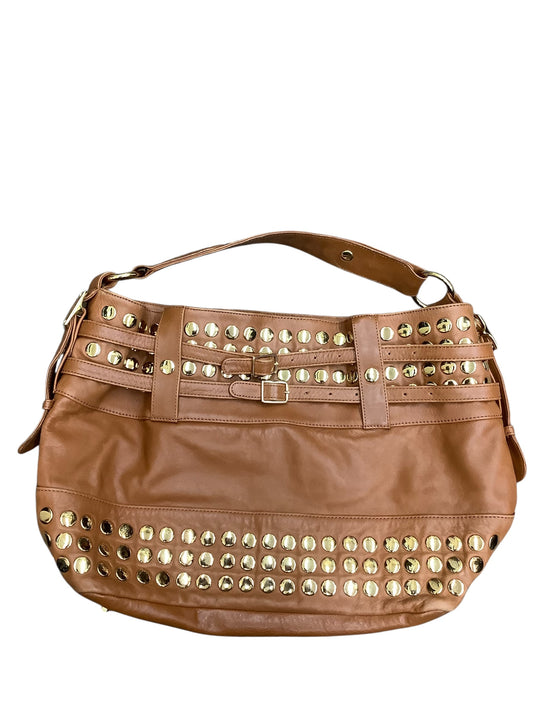 Handbag Designer By Rebecca Minkoff In Brown, Size:Large As is