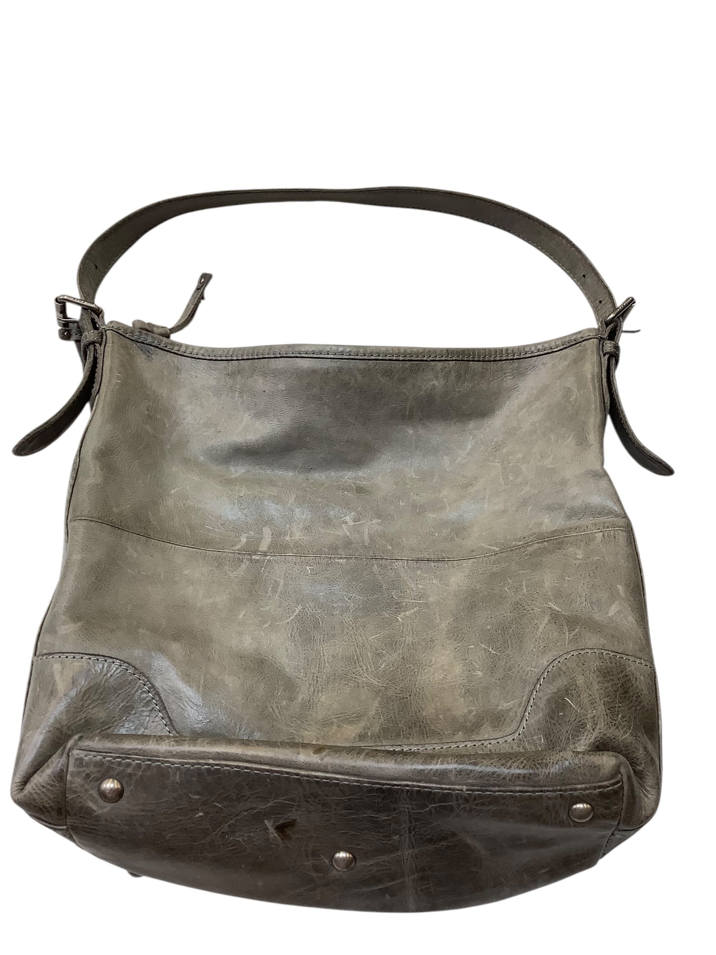 Handbag Designer By Frye In Taupe, Size:Large