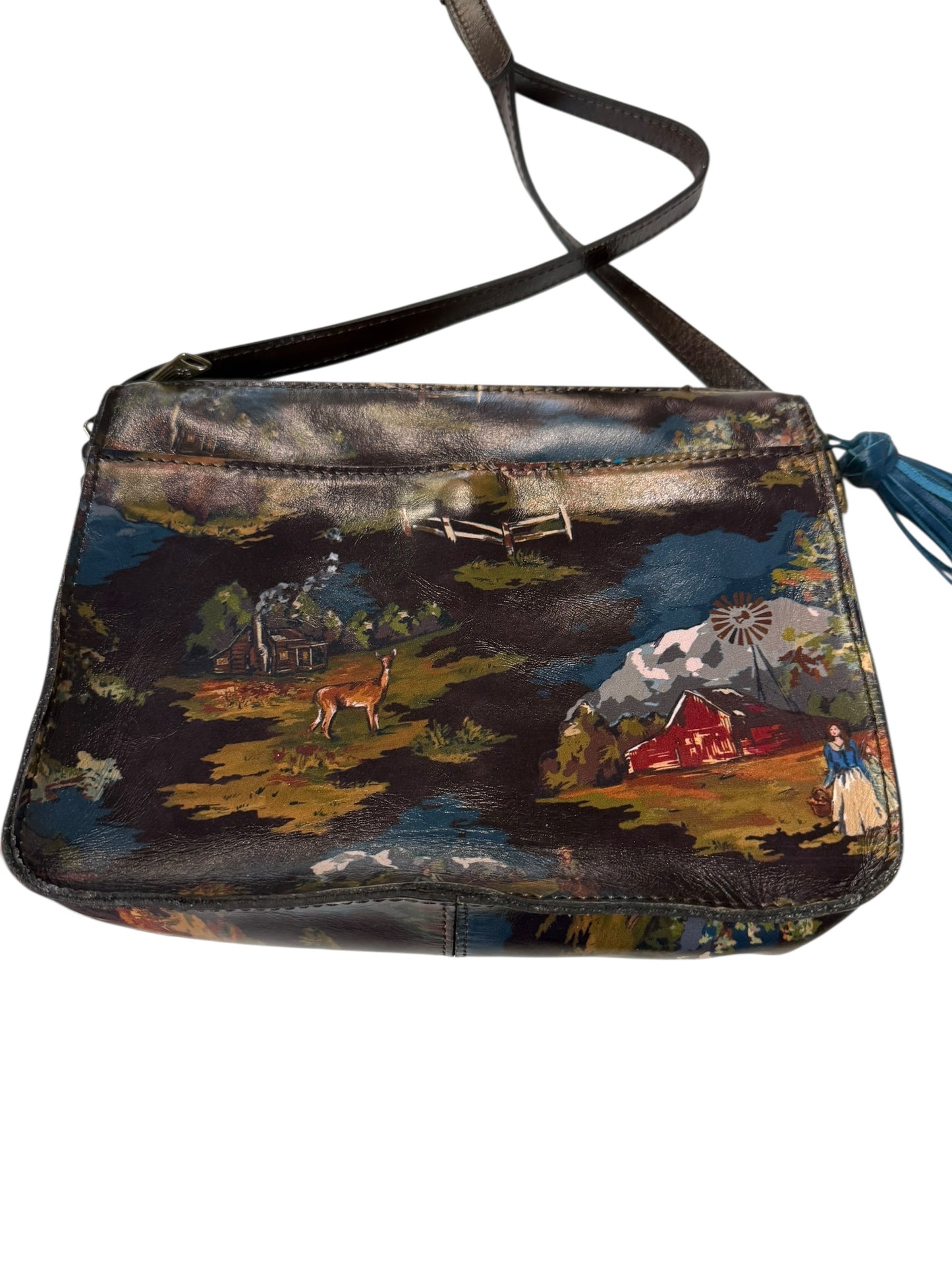 Crossbody Designer By Patricia Nash In Multi, Size:Medium