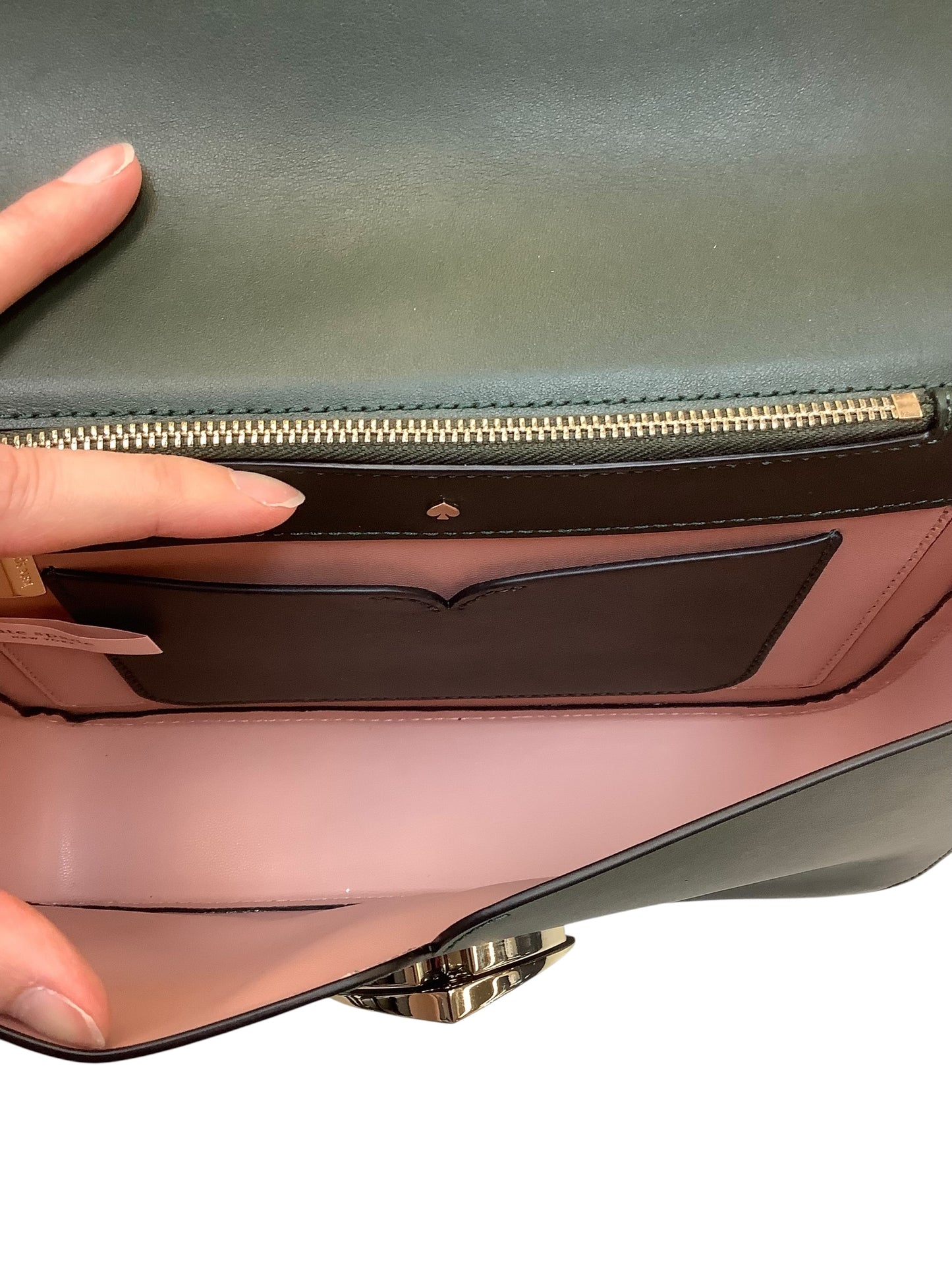 Crossbody Designer By Kate Spade In Green, Size:Medium