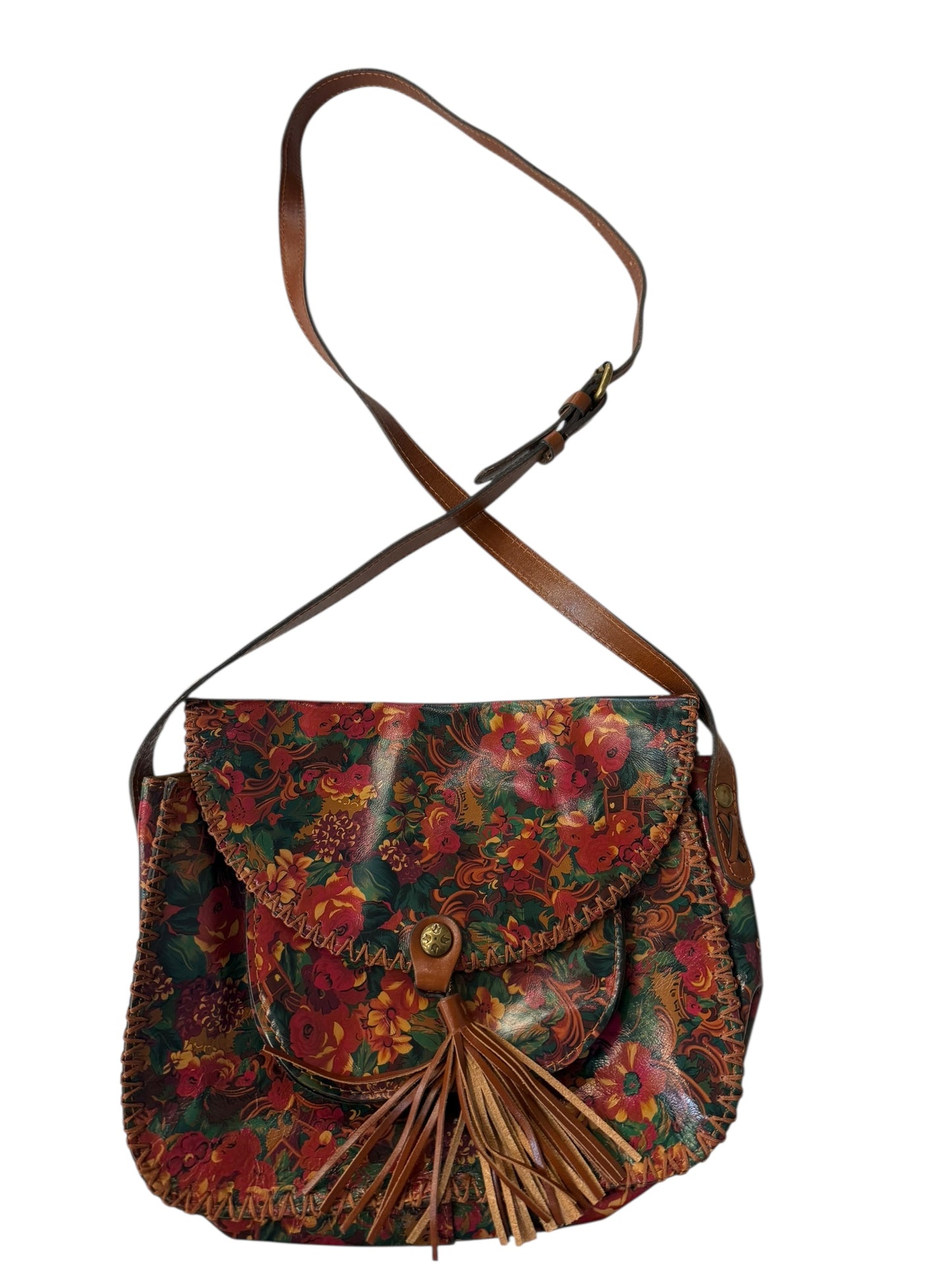 Crossbody Designer By Patricia Nash In Multi, Size:Medium