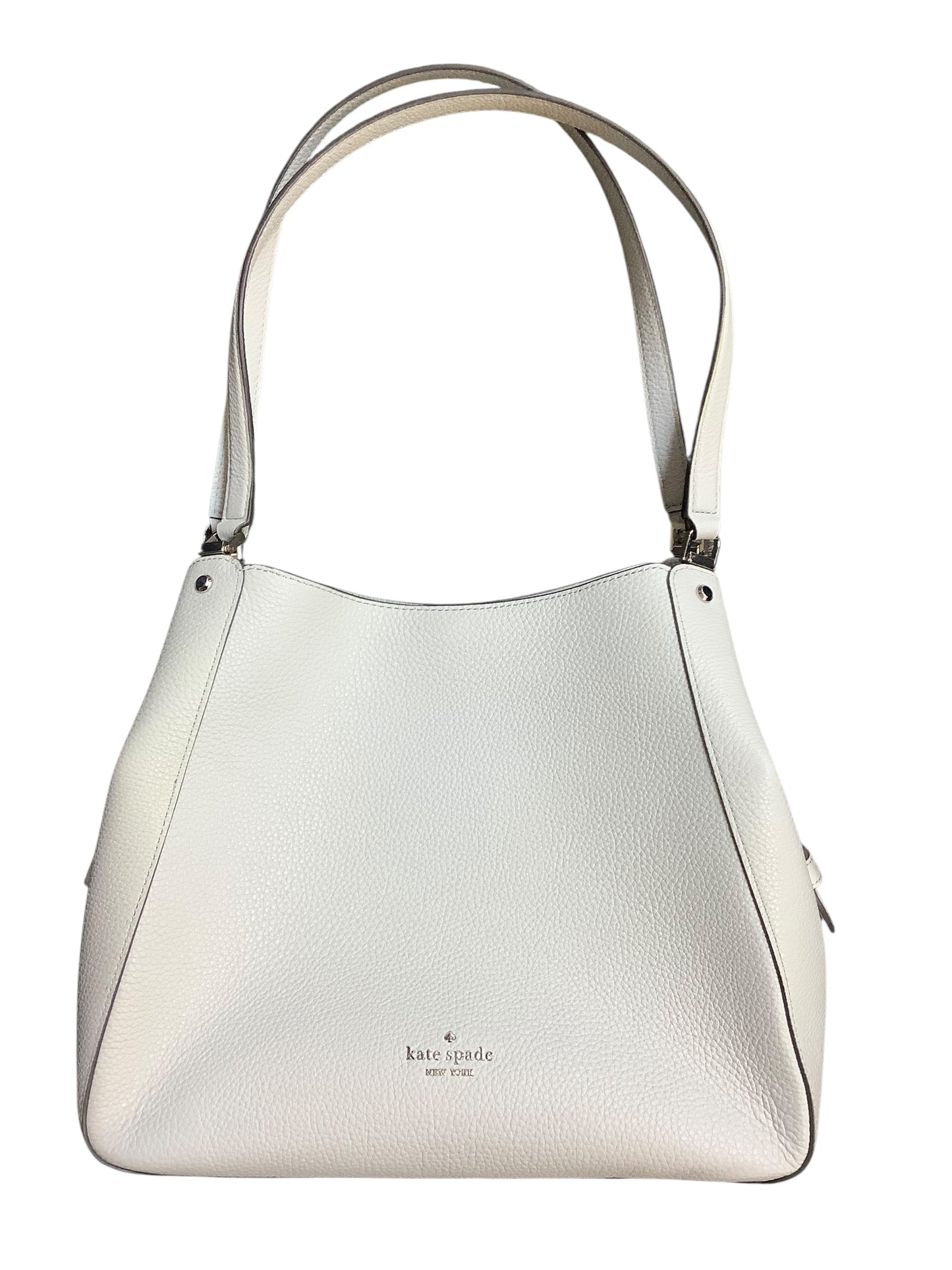 Handbag Designer By Kate Spade In Blue/grey/off white Size:Medium