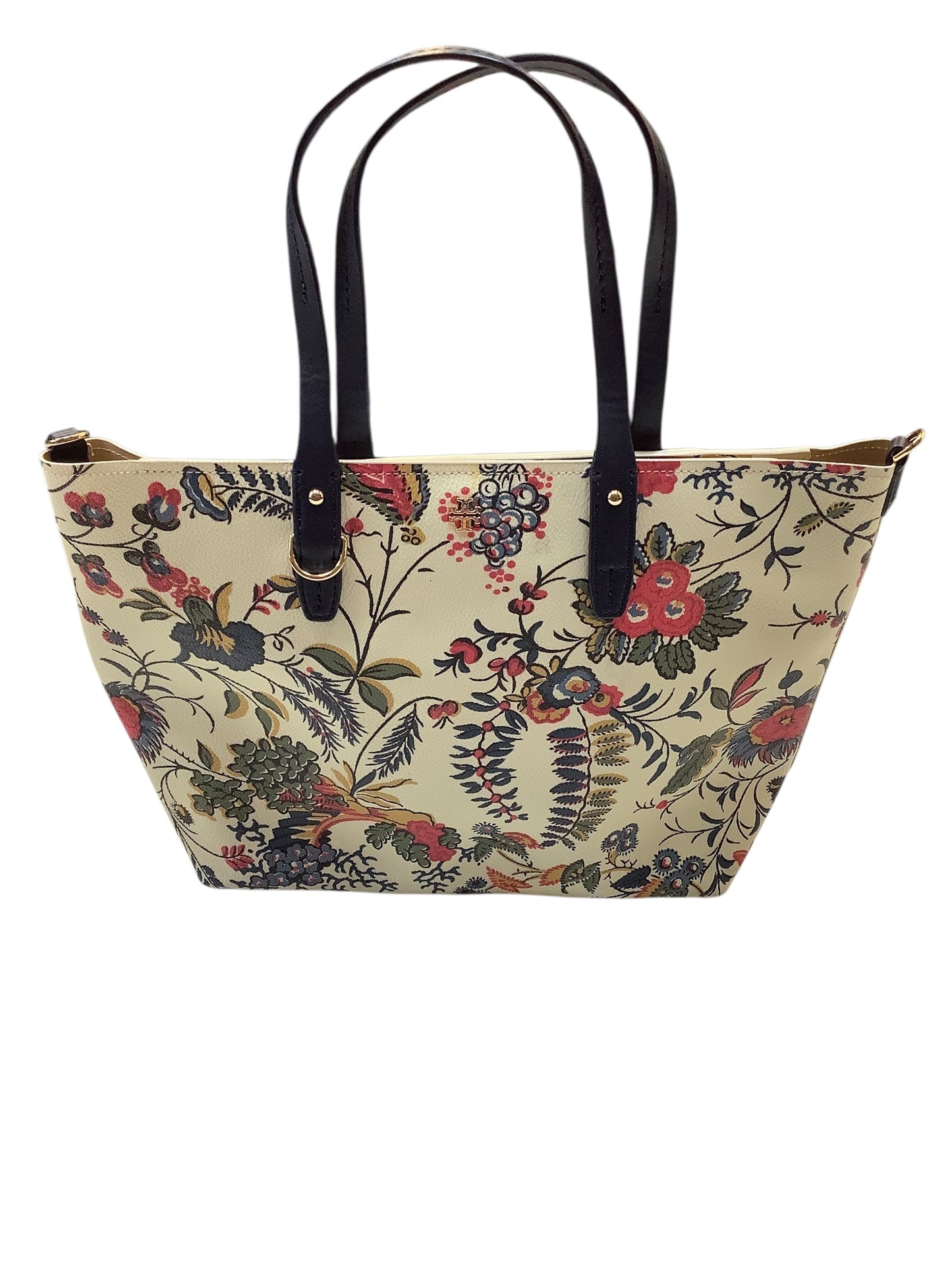 Handbag Designer By Tory Burch In Floral Print, Size:Large, As is