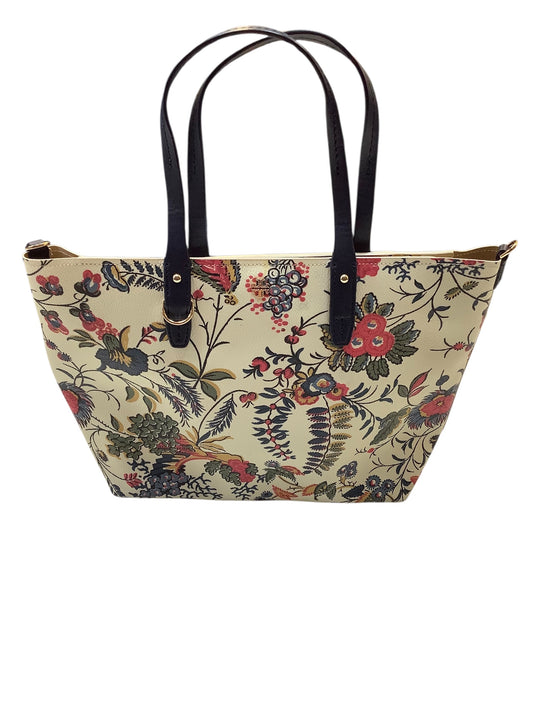 Handbag Designer By Tory Burch In Floral Print, Size:Large, As is