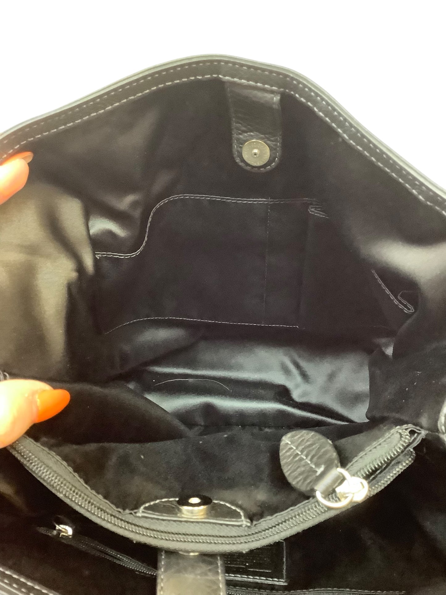 Handbag Designer By Coach In Black, Size:Large