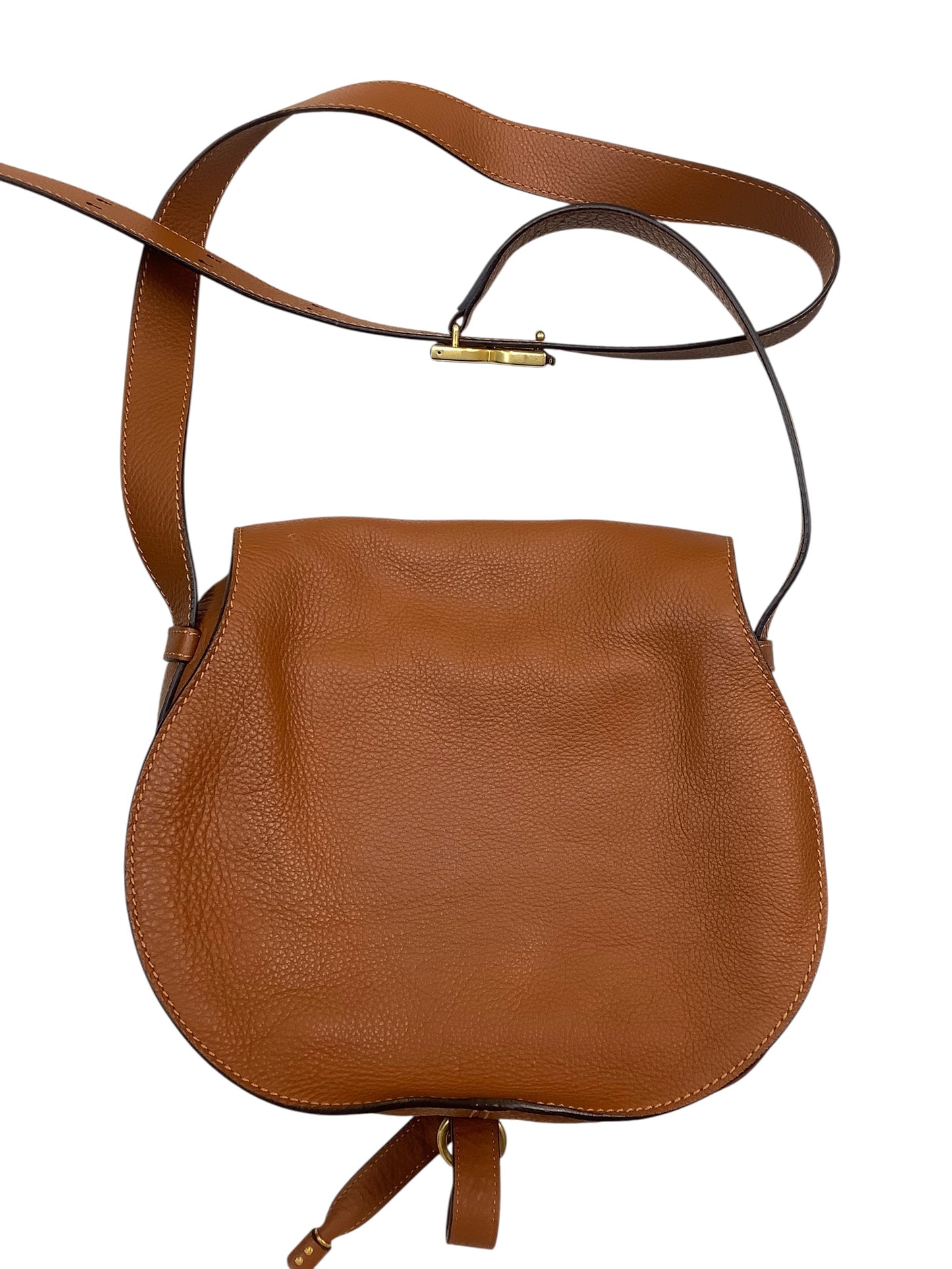 Crossbody Luxury Designer By Chloe In Brown, Size:Medium