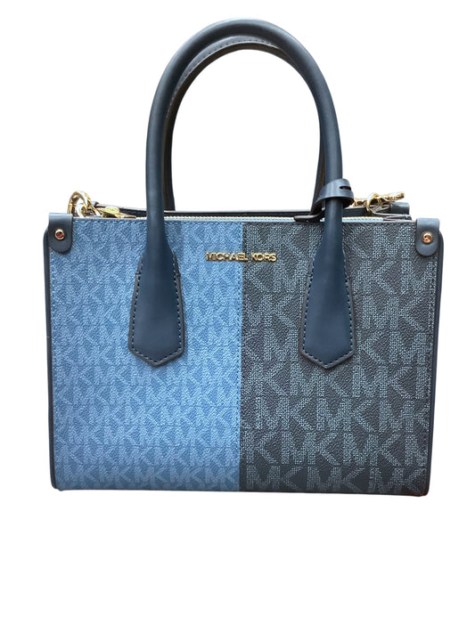 Handbag Designer By Michael Kors In Blue, Size:Medium