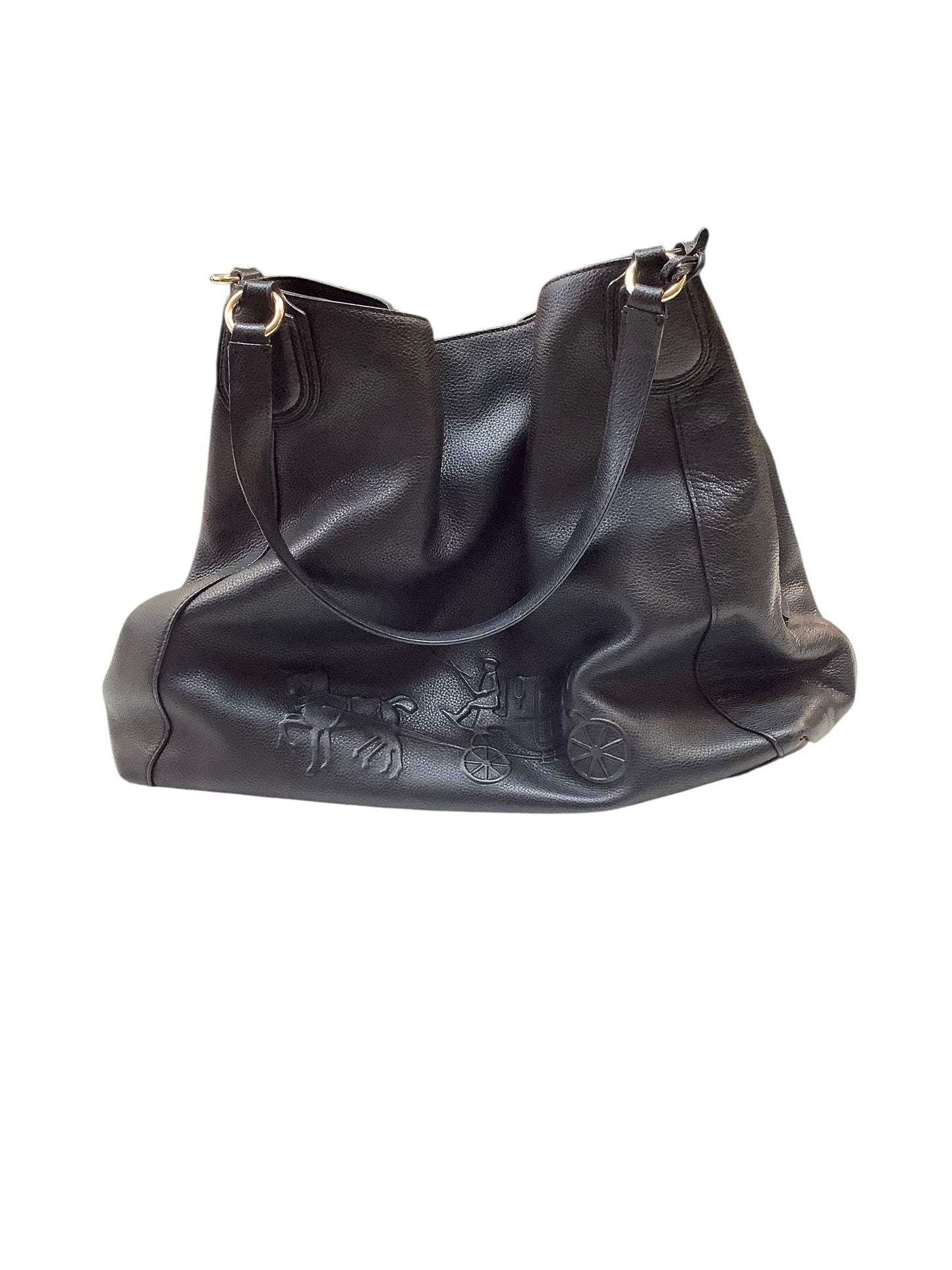 Handbag Designer By Coach In Black, Size:Large