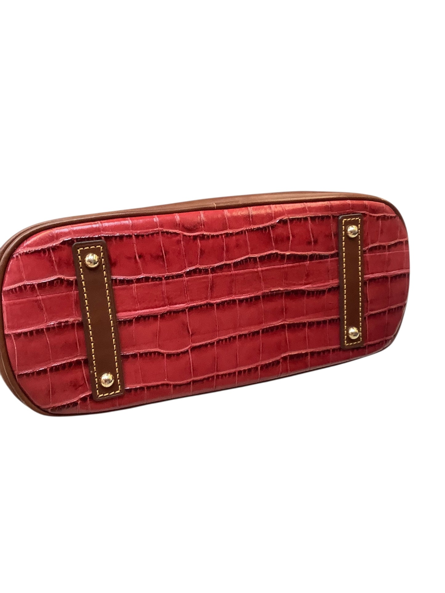 Handbag Designer By Dooney And Bourke In Red, Size:Large