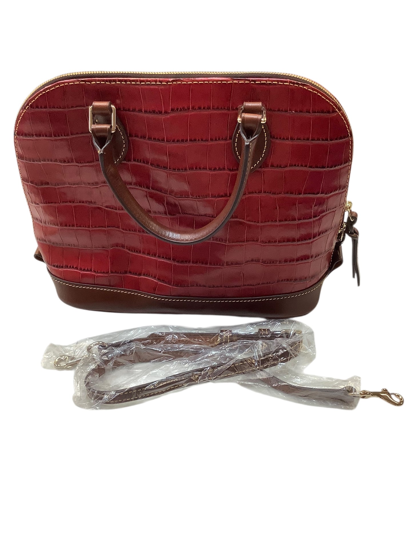 Handbag Designer By Dooney And Bourke In Red, Size:Large