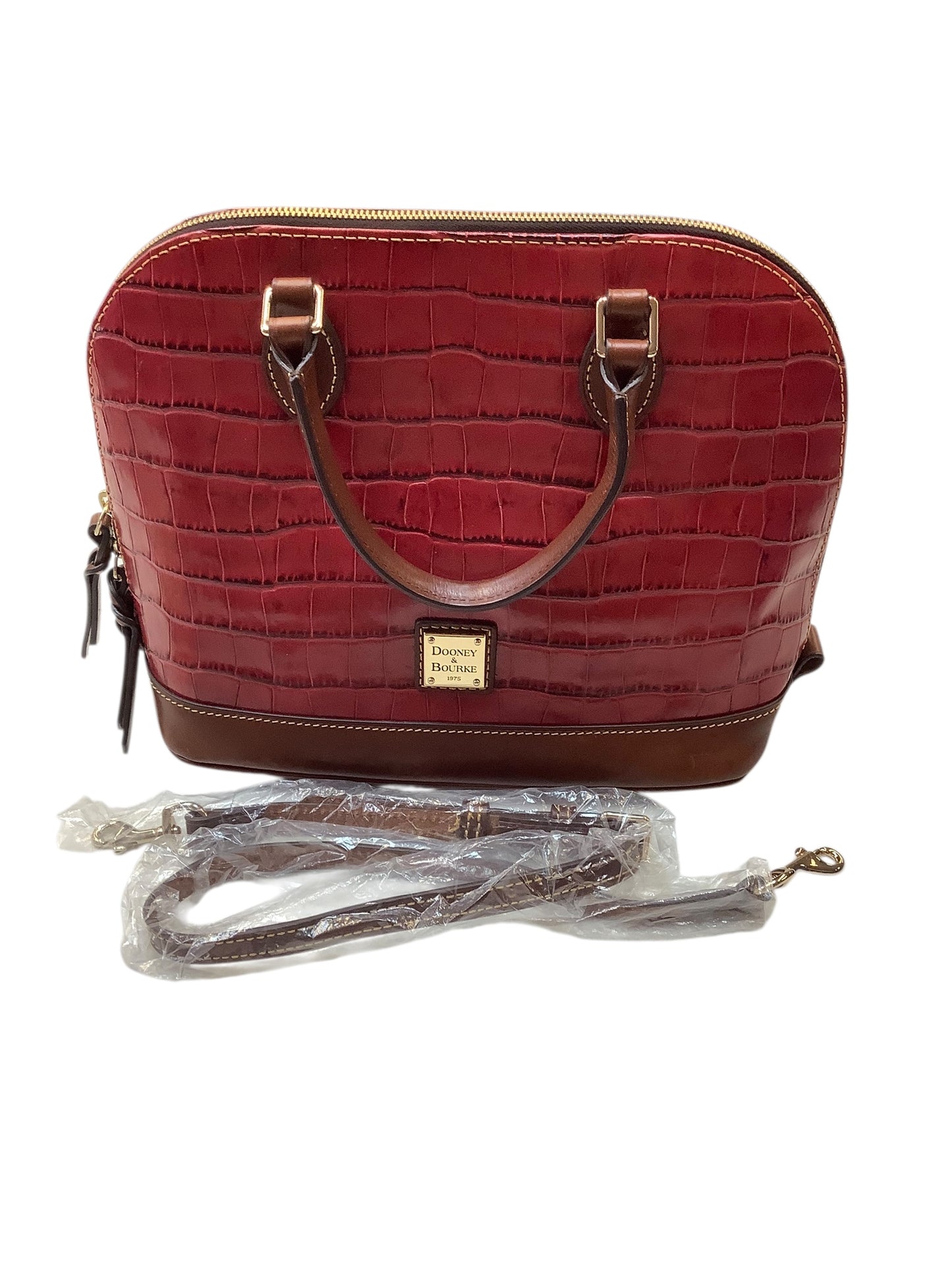 Handbag Designer By Dooney And Bourke In Red, Size:Large