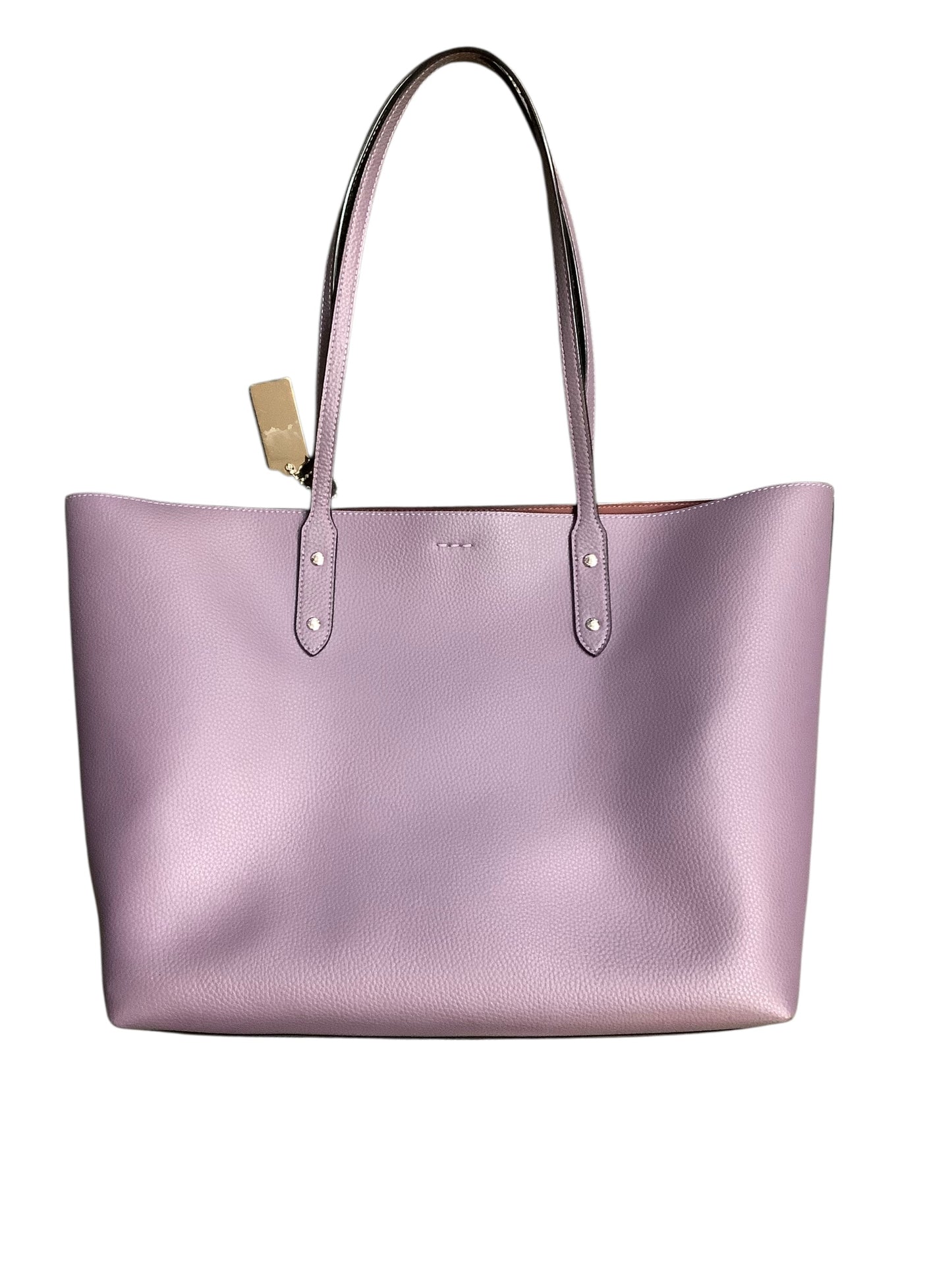 Handbag Designer By Coach In Purple, Size:Large