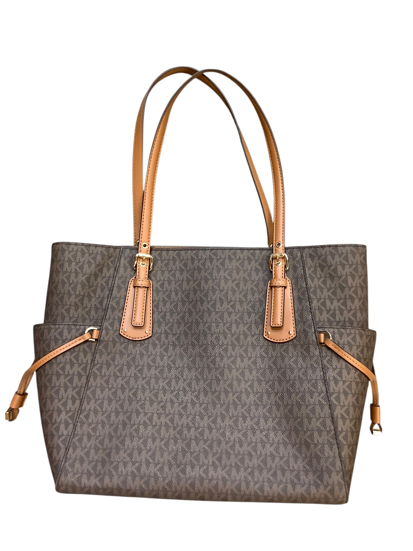 Handbag Designer By Michael Kors In Brown, Size:Large