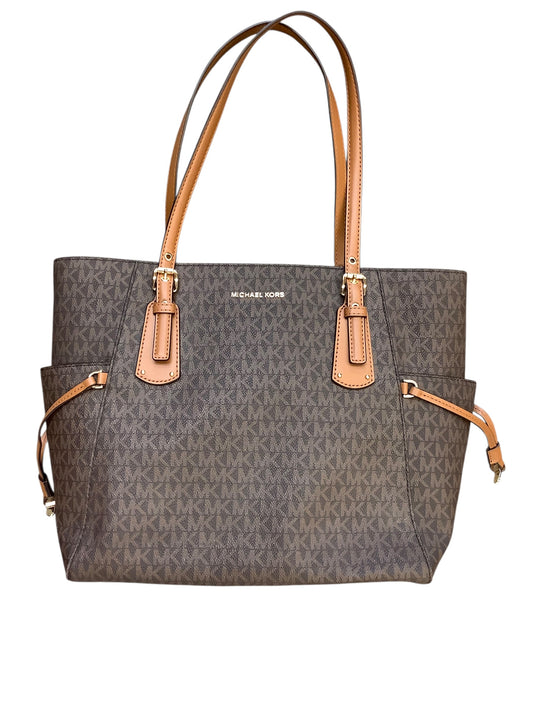 Handbag Designer By Michael Kors In Brown, Size:Large