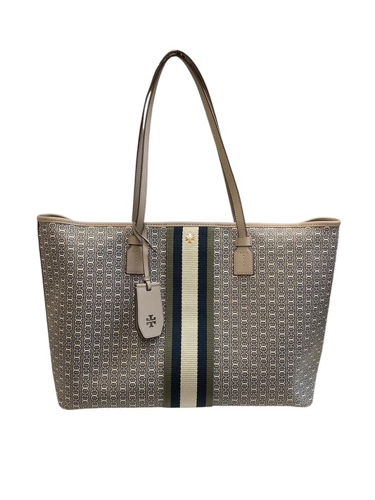 Handbag Designer By Tory Burch In Taupe, Size:Large As is