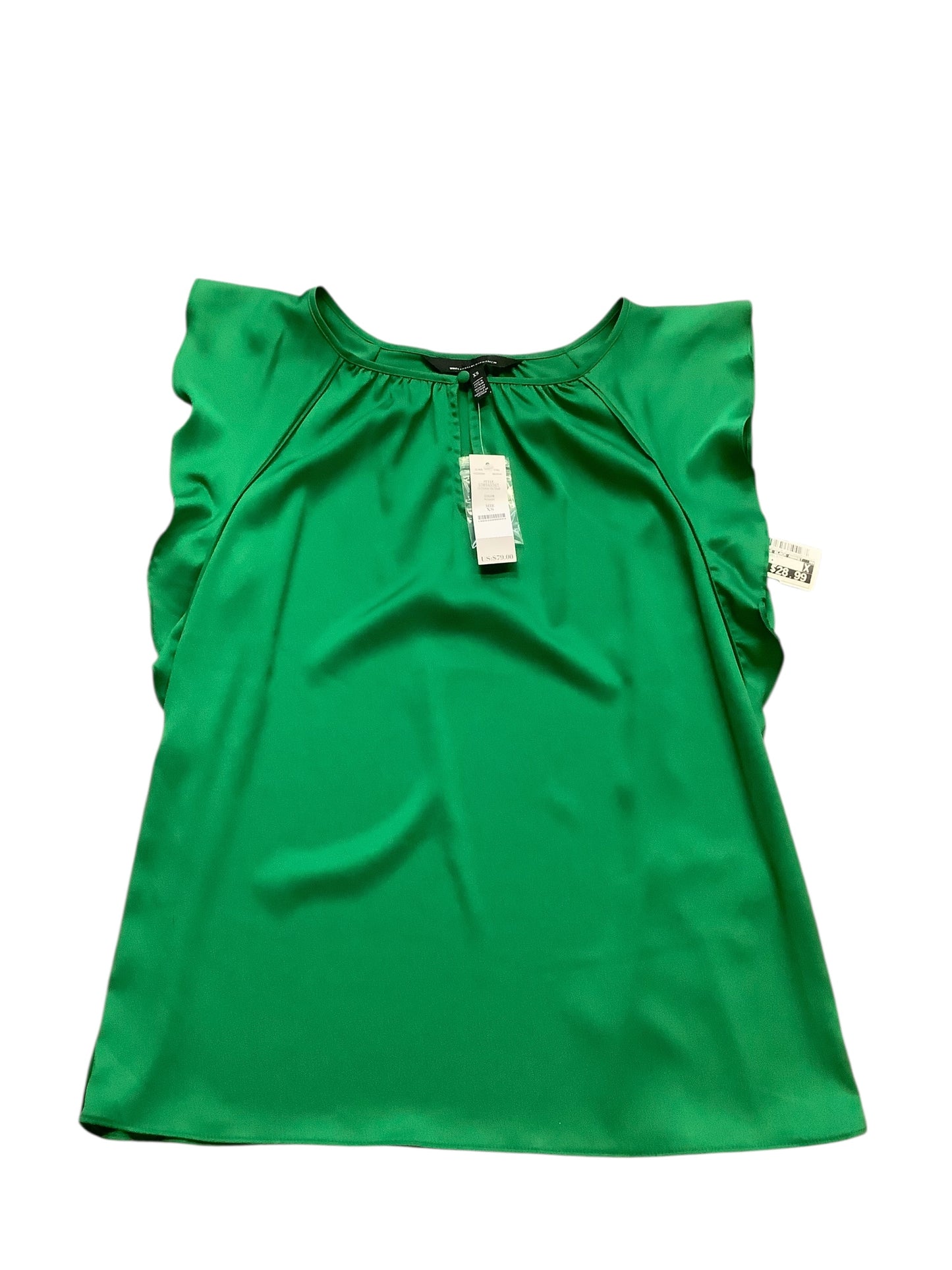 Blouse Sleeveless By White House Black Market In Green, Size:Xs