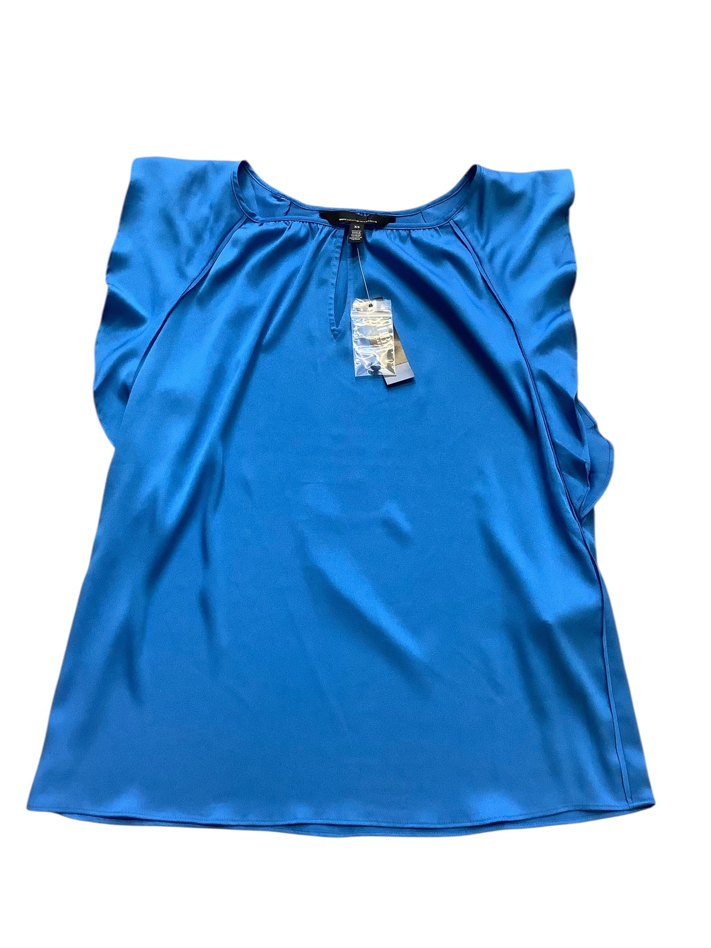 Blouse Sleeveless By White House Black Market In Blue, Size:Xs