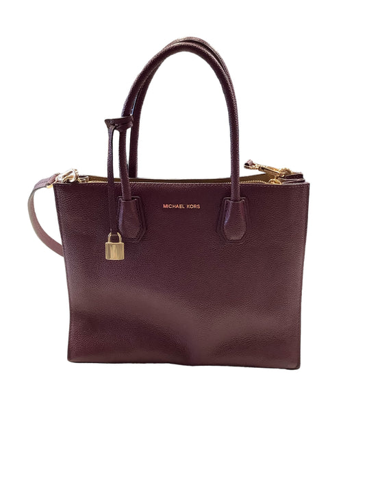Michael Kors Charlotte Large Leather 3-in-1 Tote Crossbody Handbag Tea Rose  NWT