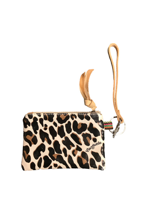 Versona  leopard print satchel and wallet set