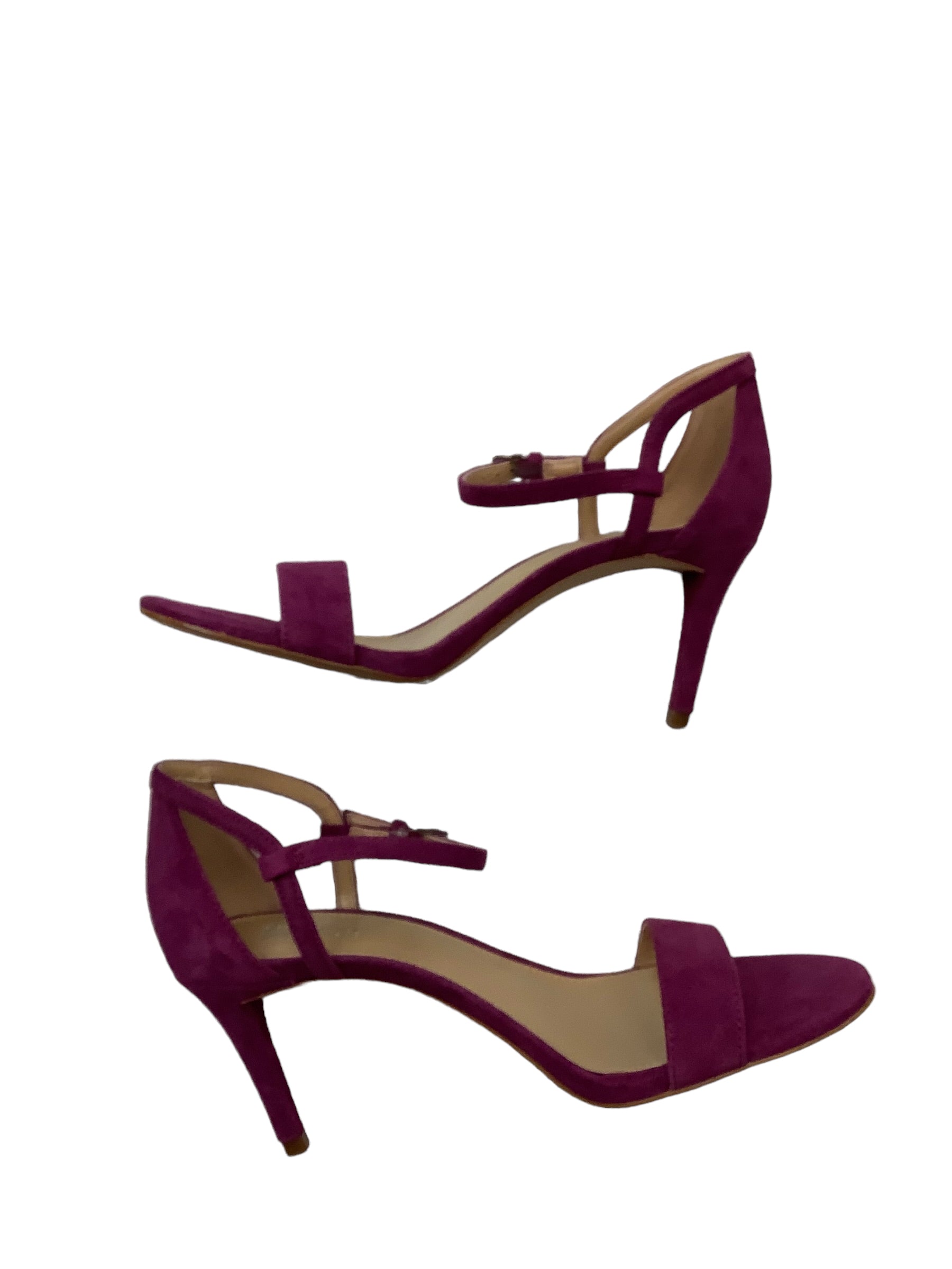 Michael kors high store heels purple