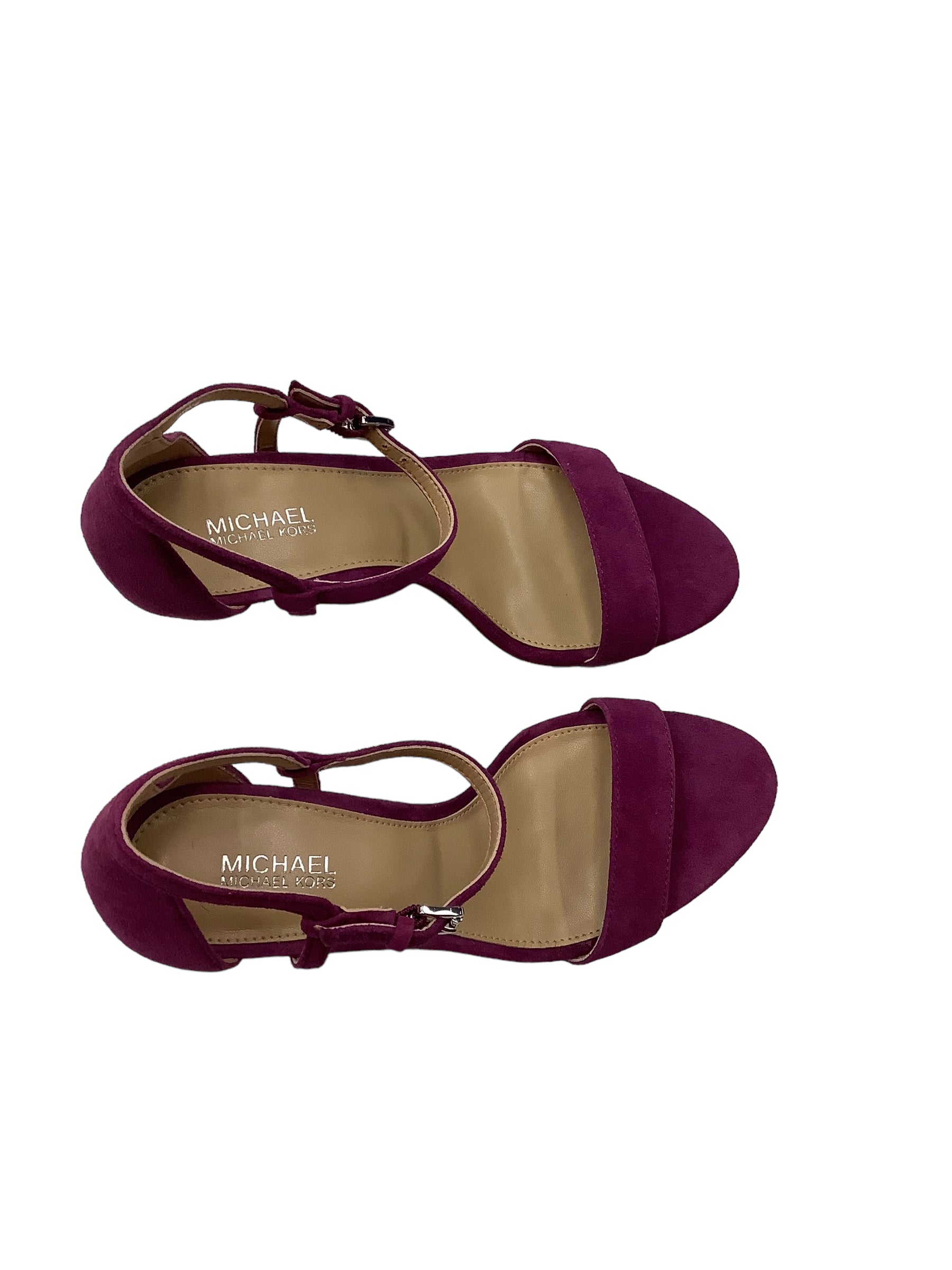 Michael kors fulton sales flats purple